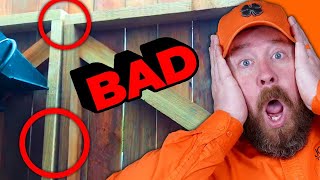 "No Sag Gate" FAIL - Pro Fence Builder Reacts