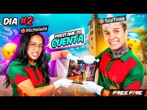 MI EX DUA ME PIDE MI CUENTA DE FREE FIRE PARA QUE CONFIE EN ELLA🫪😨 ¿Me la robara? (DIA 2)