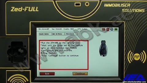 Mercedes Benz Spare Smart Key Programming by Reading Working Key Data without EIS Removal by ZedFull