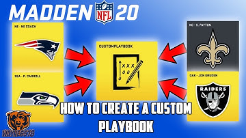HOW TO MAKE A CUSTOM PLAYBOOK IN MADDEN 20 - BEST PLAYBOOK TO USE IN MADDEN 20 - WIN MORE GAMES NOW!