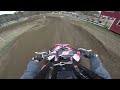 Helmet Cam WIN! | Lilly Takes 1st in Moto 2 – QXNE 2025 at Winchester Speedpark | 90 Mod Class