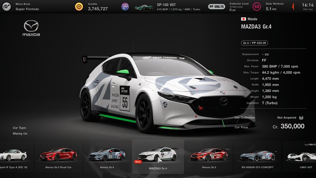 Gran Turismo™ 7 - Mazda3 Gr.4 | Update 1.38