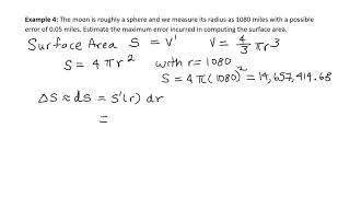 1710 Content   2 9 Linear Approximations and Differentials Example 4