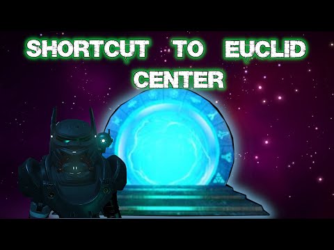 SHORTCUT to the Center of the Euclid Galaxy in No Man's Sky