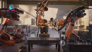 Humans & Robots Collaborate: AI-Controlled Manufacturing Boosts Efficiency! Part 1 #ai #viral