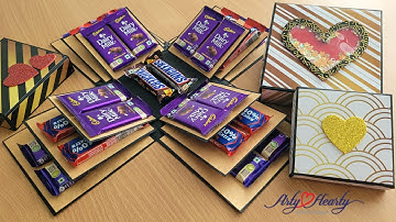 Chocolate explosion box tutorial| How to make Explosion box| Sheetal Khajure Ankalkote