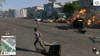 WATCH DOGS® 2 chain reaction car explosion