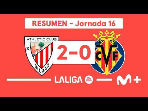 Athletic Club Bilbao 2-0 Villarreal | LALIGA EA SPORTS (Jornada 16 ...
