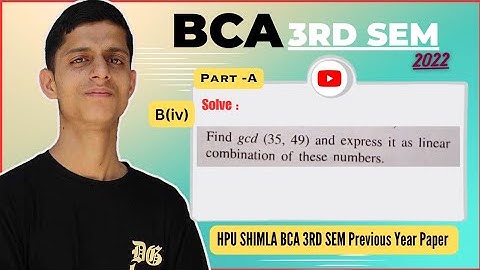 Hpu bca 3rd Semester Maths Previous Year Papers 2022 | Fully Solved | Complete Question Bank