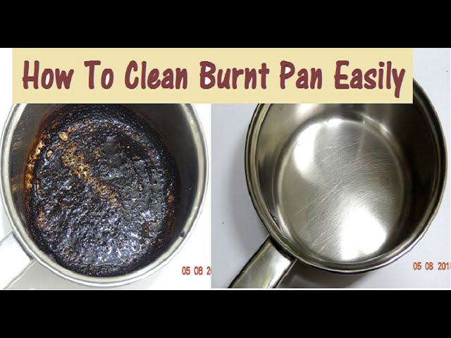 DIY How to Clean Burnt Pan Easily-Useful Kitchen Tip-Easiest Way to Clean a Burnt Pan or Pot | Kabita Singh | Kabita