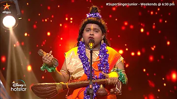 #Harikrishnan இன் குரலில் "கல்வியா செல்வமா வீரமா"🪕🎻 | Super Singer Junior 8