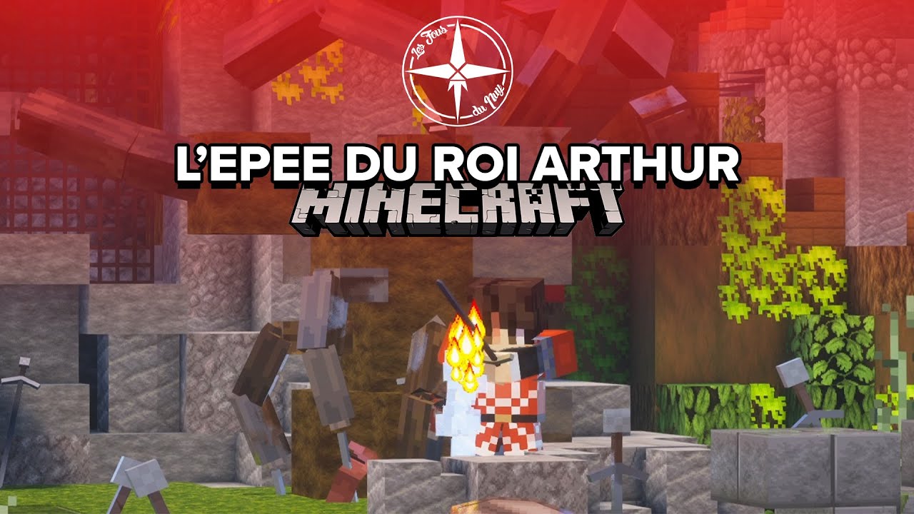 L'EPÉE DU ROI ARTHUR dans MINECRAFT ! - Fous du Puy