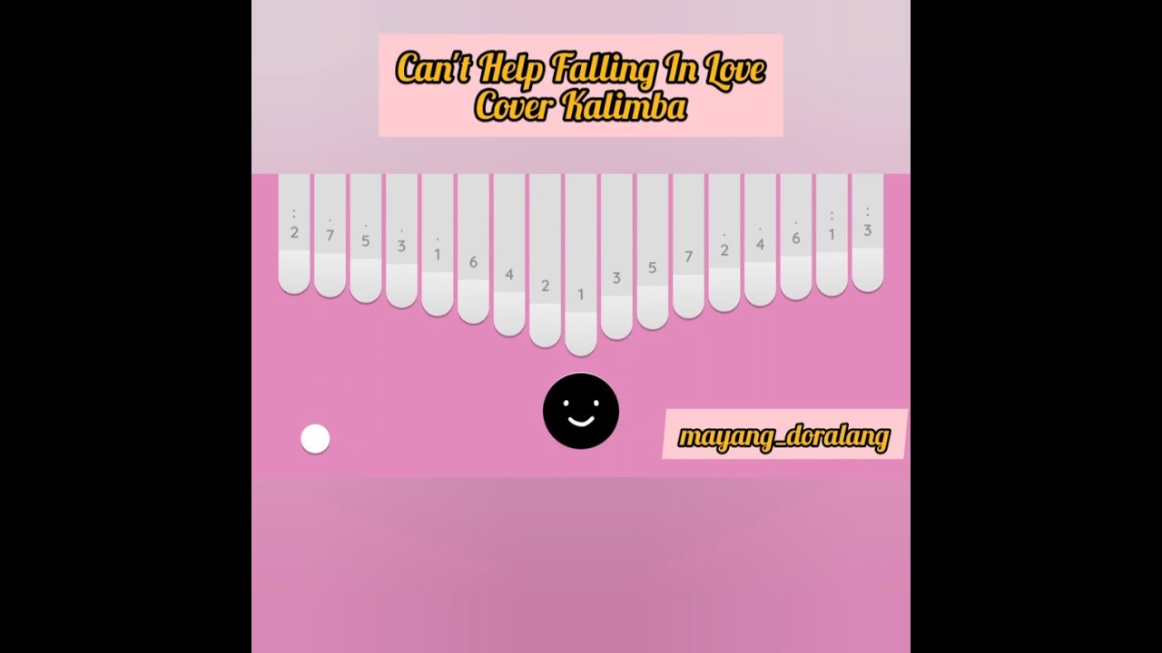 Can't Help Falling In Love Kalimba Cover | Easy Tabs - YouTube
