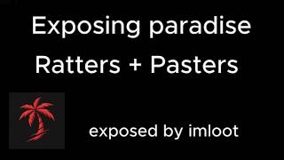 Celebrity Paradise scripts exposed (ratters and pasters) Wealth