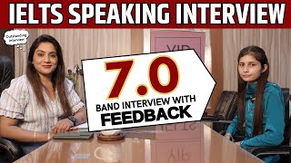 IELTS Speaking Interview 7.0 Band with Feedback | Sapna Dhamija