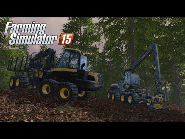 Jogo de Fazenda - Farmig Simulator 15 - Trabalhando com madeira