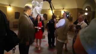 RAW VIDEO: "Moral Monday" demonstrators stage sit-in at state capitol