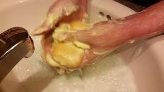 Asmr foamy Irish spring OG & Dial Gold soap lathering