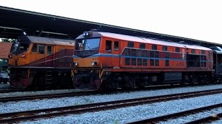 เสียงเครื่องยนต์ MTU รถจักรดีเซล ALSTHOM 4153