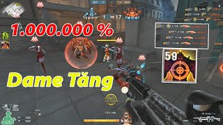 Sốc Dame One Hit 1000000% Dame Gatling Gun Zombie