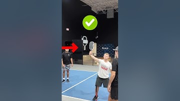 Stop Popping Up Your Backhand Roll | Pickleball Backhand Roll Fix ⚡️ #pickleballtips
