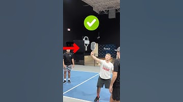 Stop Popping Up Your Backhand Roll | Pickleball Backhand Roll Fix ⚡️ #pickleballtips
