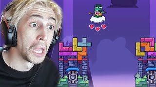 xQc Plays Tricky Towers with Jesse, Poke & Gigi