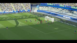CLASSIFICAÇÃO EM JOGO COM EMOÇÃO - GAMEPLAY PES 2021 | 10...