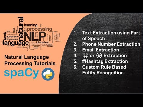NLP Tutorial 6 - Phone Number, Email, Emoji Extraction in Spacy for NLP | NLP with SpaCy
