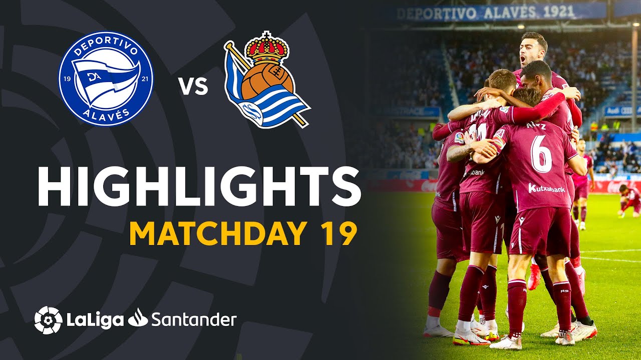 Resumen de Deportivo Alavés vs Real Sociedad (1-1) - YouTube