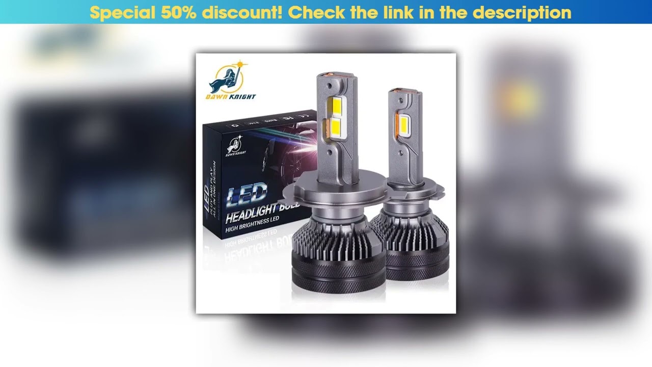 Best DAWNKNIGHT K5C 4300K 110W H7 H4 Led Lamp Double Copper Tube 3000K Led Lights For Car H1 H11 HB