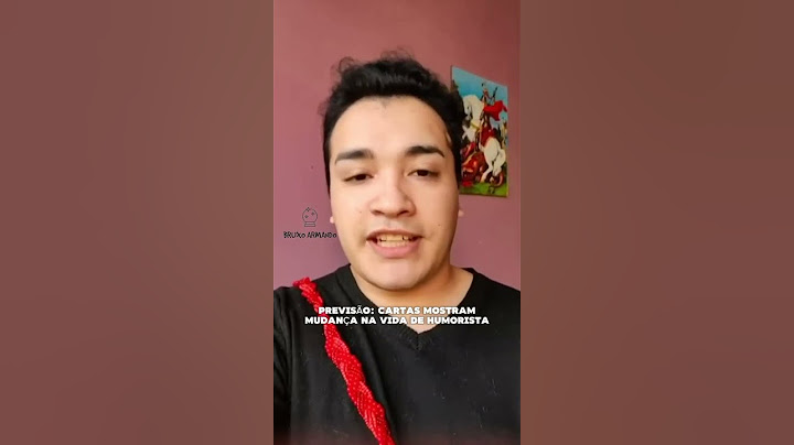 Eu fiz uma previsão poderosa para o humorista Tiago Barnabé, conhecido por interpretar a Narcisa.