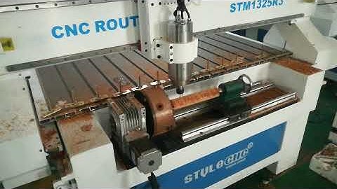 STM1325-R3 CNC Router with 4th Rotary device