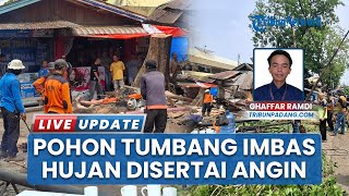 Kota Solok Dilanda Angin Kencang dan Hujan Deras, Sejumlah Kerusakan Tercatat hingga Pohon Tumbang
