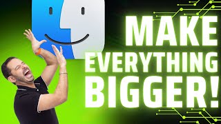 Make Everything BIGGER On Your Mac by Tech Talk America 23,488 views 9 months ago 8 minutes, 15 seconds