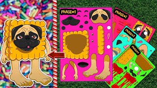 SPRUNKI BRAINROT Bisquit dog 1vs2vs3vs4 | Sticker Book DIY