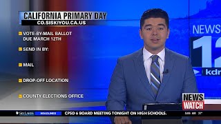California primary election happening today
