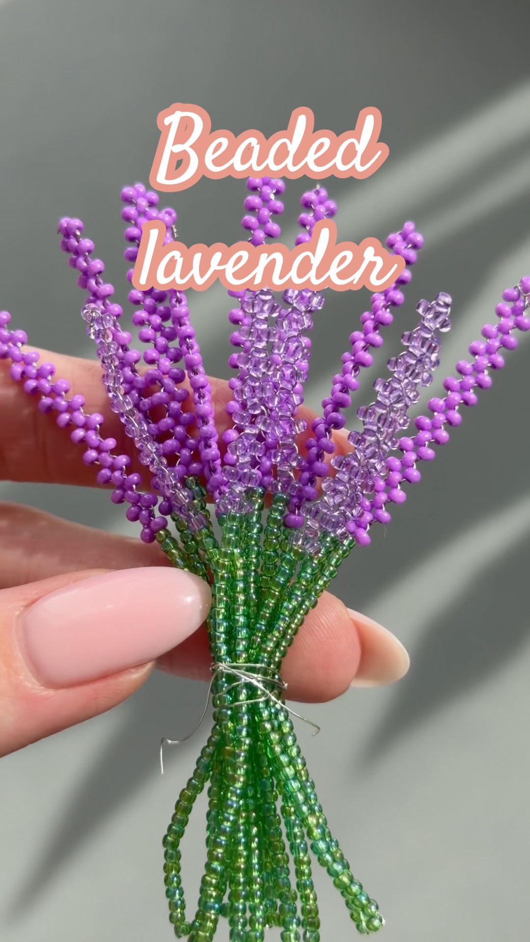 Making the Sweetest Beaded Lavender! 🌿🪻 - YouTube