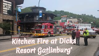 Kitchen Fire at Dicks Resort Gatlinburg