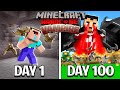 Baby Shark - I Survived 100 Days as a VAMPIRE in HARDCORE Minecraft - Animation!