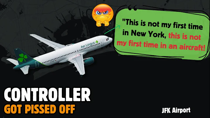 Angry New York ATC argues with Aer Lingus pilot [ATC Audio] #atc