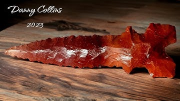 Reworking a Mookaite Projectile Point Into a Stone Drill (Valt Video)