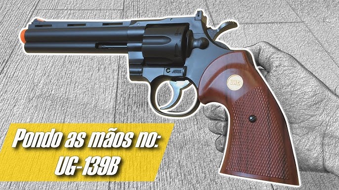 HFC HG-132C 357 Magnum Full Metal Gas Powered Airsoft Revolver