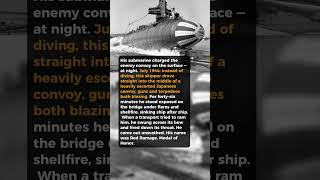 His Submarine Charged The Convoy On The Surface #short #history #ww2