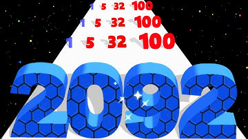 Number Merge Run - Level Up Satisfying Math Games Big Update (Reached Maximum Number)