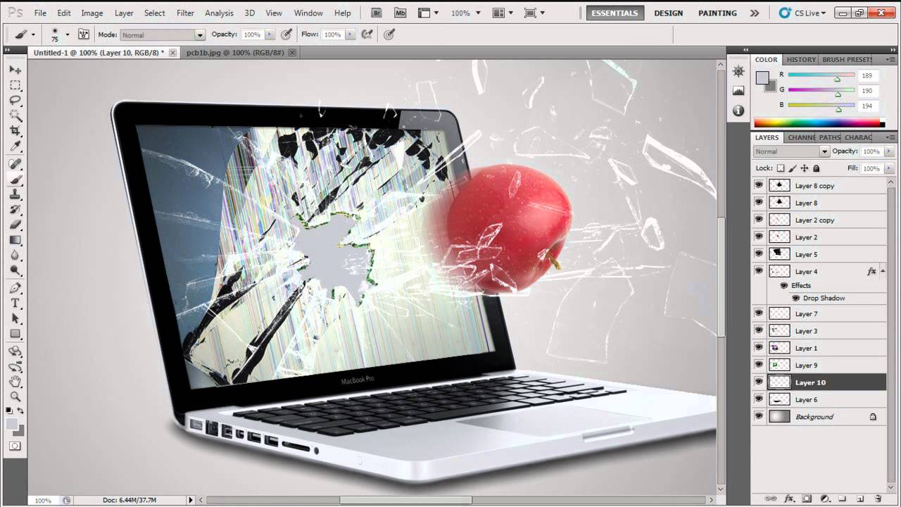 Speed Art - Apple Collision [Mr. Ollzinator]