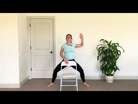 Chair Yoga for the hips, legs and balance