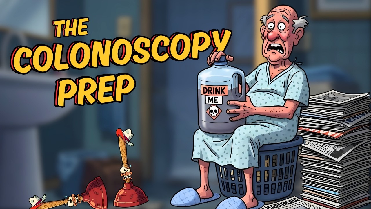 “The Colonoscopy Prep” — A Night That Clears More Than Your Schedule 🎶