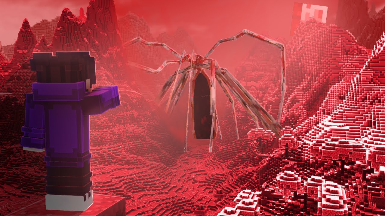 O MOD de ARANHAS no Minecraft é MAIS TERRÍVEL do que Você Imagina!