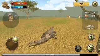 Timsah simülatör oyunu oyna, Crocodile simulator 3d game video, Android oyunlarım screenshot 5
